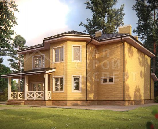 Проект дома из блоков ДГ012 - Строительство домов под ключ