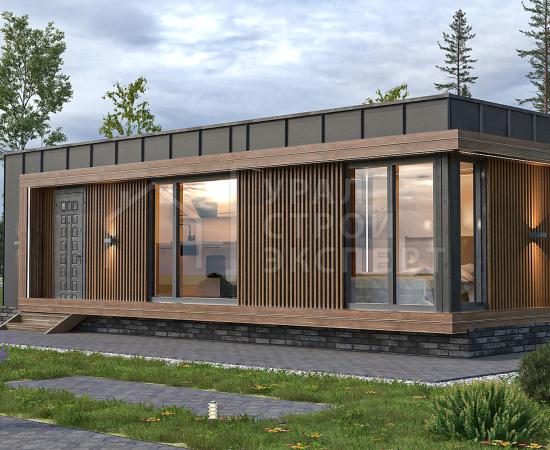 Проект модульного дома СМ009 - Строительство домов под ключ