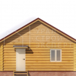 Проект бани из бревна БО019 - Строительство домов под ключ