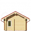 Проект бани из бревна БО028 - Строительство домов под ключ