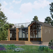 Проект дома барнхаус ДБХ017 - Строительство домов под ключ