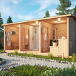 Проект бани МБ013 - Строительство домов под ключ