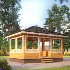 Проект беседки МФ004 - Строительство домов под ключ