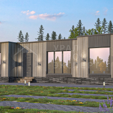 Проект модульного дома СМ016 - Строительство домов под ключ