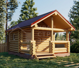 Бани из бревна - Строительство домов под ключ