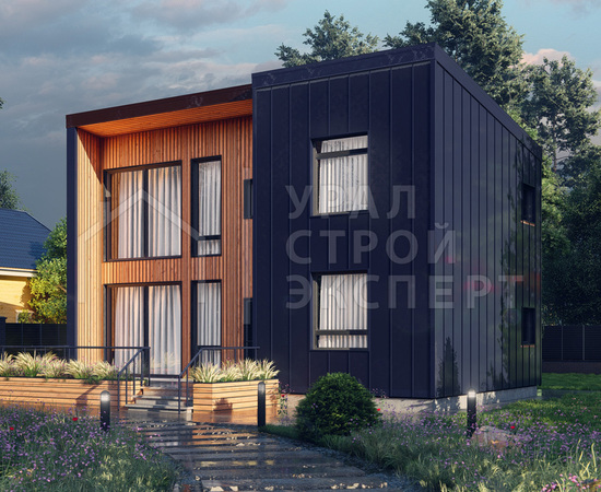 Проект дома ДХ001 - Строительство домов под ключ