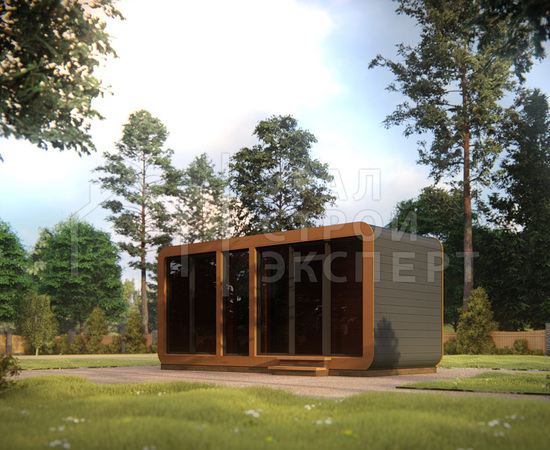 Проект бани МБ041 - Строительство домов под ключ