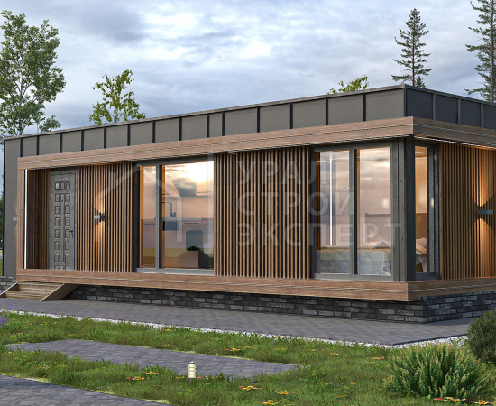Проект модульного дома СМ009 - Строительство домов под ключ